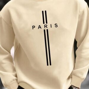 Men's Letter Print Pullover Sweatshirt